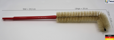 radiator brush angled